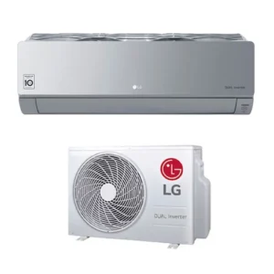 LG "Artcool Silver" oldalfali inverteres split klíma 2,6 kW - WiFi vezérléssel